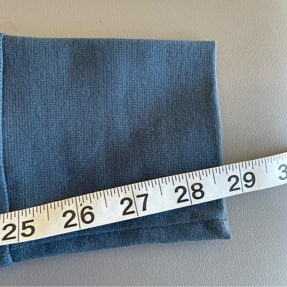 Lacoste Leggings with Ankle Bands – Navy Blue, Size Medium - Picture 10 of 10